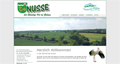 Desktop Screenshot of nusse.de